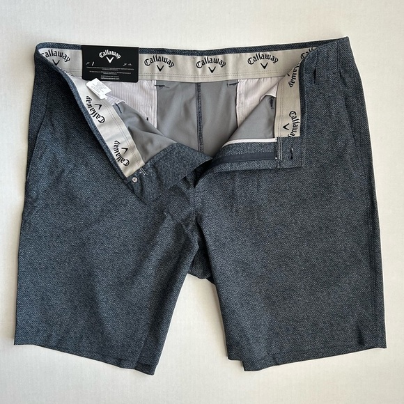 NWT Callaway Men’s Gray Stretch Active Waistband Performance‎ Golf Short Size 40 - Picture 9 of 11